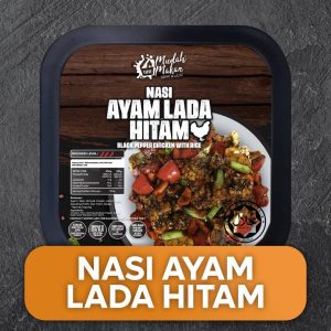 Set Food Mudah Makan - Nasi Ayam Lada Hitam